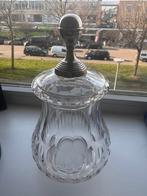 Kristallen pot met zilveren knop, Antiek en Kunst, Ophalen of Verzenden