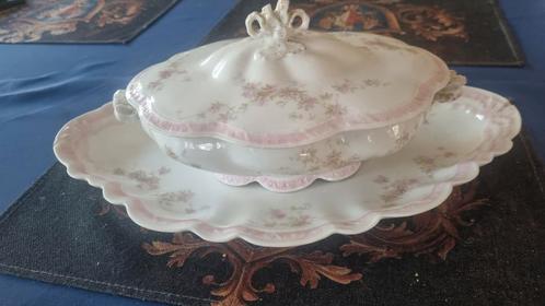 Limoges - A. Lanternier - France  (porselein), Antiek en Kunst, Antiek | Schalen, Ophalen
