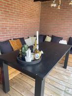 Tafel, Ophalen of Verzenden, Gebruikt, Rechthoekig, Hout