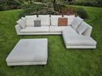 Minotti Andersen hoekbank design sofa + hocker, Ophalen of Verzenden, Stof