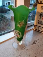 Groen Murano glazen vaasje, Antiek en Kunst, Ophalen of Verzenden