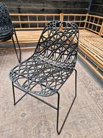 5x Crassevig stoel Nett design stoel binnen en buiten, Huis en Inrichting, Stoelen, Ophalen, Zwart, Zo goed als nieuw, Modern