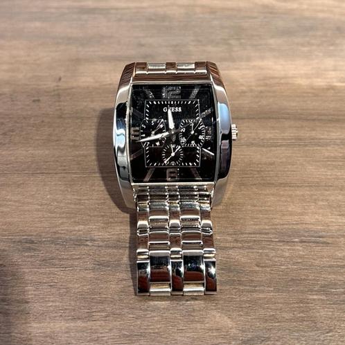 Guess W95015G1 heren Power Broker chronograaf roestvrijstale, Sieraden, Tassen en Uiterlijk, Horloges | Heren, Zo goed als nieuw