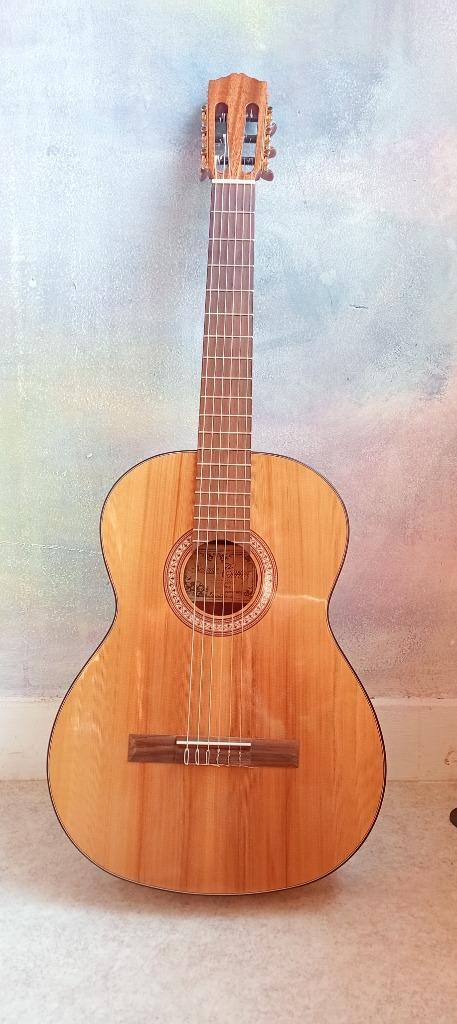 Salvador Cortez cc-21 zo goed als nieuw, Muziek en Instrumenten, Snaarinstrumenten | Gitaren | Akoestisch, Zo goed als nieuw, Klassieke of Spaanse gitaar