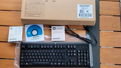 HP QY776AA Toetsenbord zwart QWERTY, Computers en Software, Toetsenborden, Nieuw, Qwerty, Bedraad, Ophalen of Verzenden