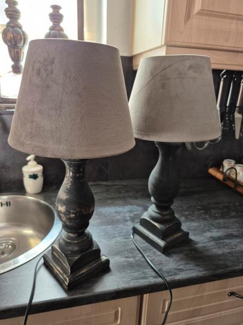 2 staande schemerlampen, Huis en Inrichting, Lampen | Tafellampen, Zo goed als nieuw, Minder dan 50 cm, Ophalen of Verzenden