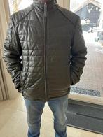 Leren jas, Ophalen of Verzenden, Gedragen, Maat 48/50 (M), Groen