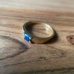 Gouden ring, Sieraden, Tassen en Uiterlijk, Ringen, Ophalen of Verzenden, Zo goed als nieuw, 17 tot 18, Dame