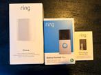 Ring doorbell plus + chime + extra batterij, Huis en Inrichting, Deurbellen, Ophalen of Verzenden, Zo goed als nieuw