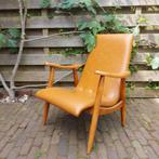 Vintage Louis van Teeffelen fauteuil stoel easy chair Wébé, Ophalen, Gebruikt, 75 tot 100 cm