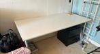 Witte tafel, Huis en Inrichting, Tafels | Eettafels, Ophalen, Gebruikt, 50 tot 100 cm, 150 tot 200 cm