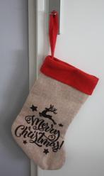 stoffen kerstsok, Diversen, Kerst, Ophalen of Verzenden, Gebruikt