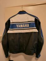 Leren moter jas blauw wit zwart. Maat 52 heren, Motoren, Kleding | Motorkleding, Ophalen of Verzenden, Tweedehands, Heren