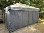 Tuinpaviljoen/partytent 400x300 cm met horregaas en regenkap, Ophalen, Gebruikt, 4 tot 6 meter, Paviljoen