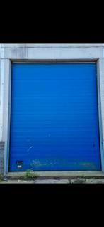 Blauwe Overheaddeur - 3x3.5 meter, Gebruikt, Garagedeur, Ophalen of Verzenden, 120 cm of meer