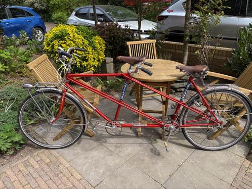 Tandem Gitane, Fietsen en Brommers, Fietsen | Tandems, Gebruikt, 10 tot 15 versnellingen, Ophalen of Verzenden