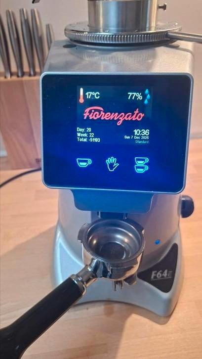 Bonenmaler grinder fiorenzato F64E, Witgoed en Apparatuur, Koffiemachine-accessoires, Zo goed als nieuw, Ophalen