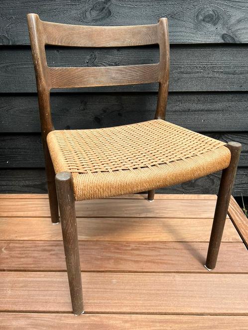 4 stoelen - Niels Otto Møller - Model 84, Huis en Inrichting, Stoelen, Gebruikt, Vier, Ophalen