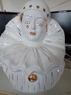 Vintage Porseleinen Pierrot Buste, Ophalen of Verzenden