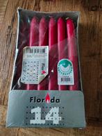 Floroda Dinerkaarsen - Rood - 12 stuks, Overige materialen, Nieuw, Ophalen of Verzenden, Minder dan 25 cm