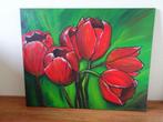 Tulpenschilderij., Ophalen