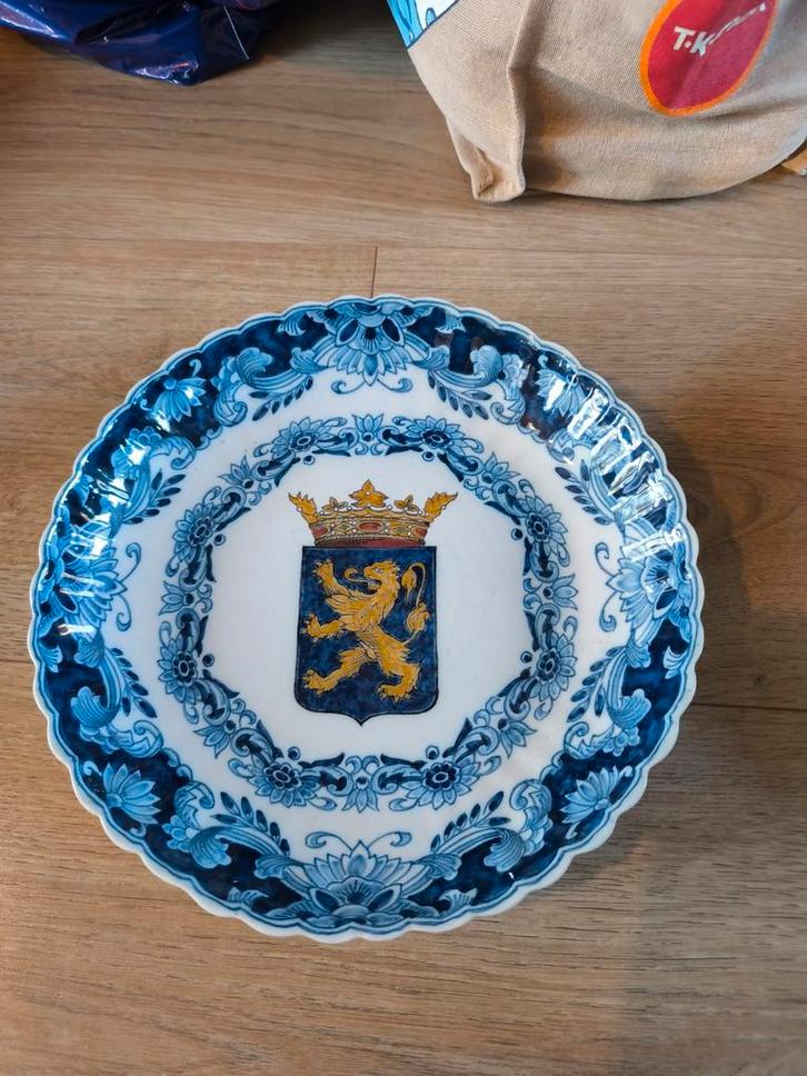 Makkum Tichelaar Wandbord Leeuwarden - Puntgaaf!, Antiek en Kunst, Antiek | Wandborden en Tegels, Ophalen of Verzenden