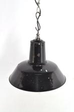 Vintage emaille lamp hanglamp industriële fabriekslamp, Huis en Inrichting, Ophalen of Verzenden, Gebruikt