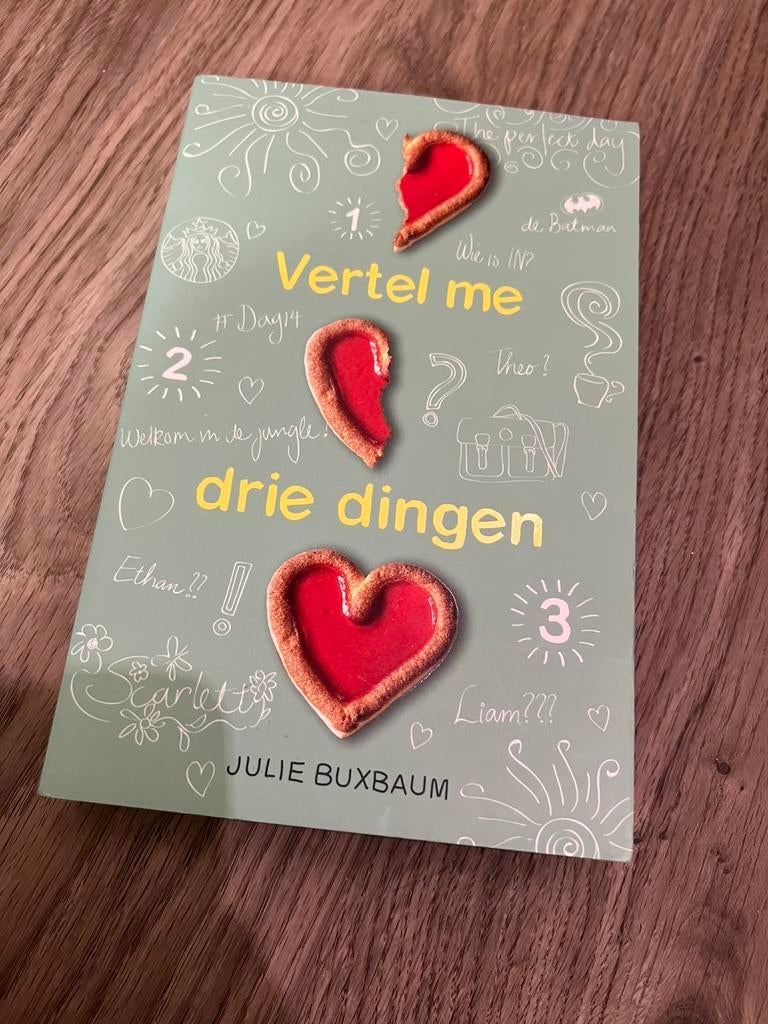 Vertel me drie dingen - Julie Buxbaum, Boeken, Chicklit, Zo goed als nieuw, Ophalen of Verzenden