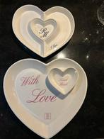 Harten bordjes Riviera Maison, Ophalen of Verzenden, Bord(en), Overige stijlen, Glas