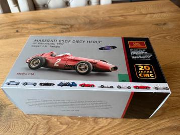 1:18 Maserati 250F Dirty Hero Fangio France 1957 CMC M-148 beschikbaar voor biedingen