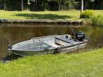 Qwest B380 met 15pk Mercury, Watersport en Boten, Vis- en Consoleboten, Ophalen, 10 tot 30 pk, Gebruikt, Aluminium