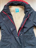 Happy Rainy Days Dames Regenjas M - Zwart/Rood, Kleding | Dames, Jassen | Winter, Ophalen of Verzenden, Gedragen, Maat 38/40 (M)