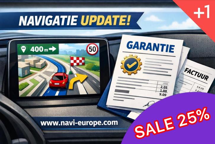 NAVIGATIE UPDATE EUROPA - (MICRO) SD KAARTEN & USB’S, Auto diversen, Autonavigatie, Nieuw, Verzenden