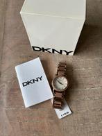 Dameshorloge DKNY, roségoud, Sieraden, Tassen en Uiterlijk, Horloges | Dames, DKNY, Ophalen of Verzenden, Staal, Zo goed als nieuw