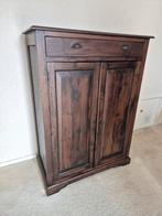 Houten Kast met Lade en Deuren, Huis en Inrichting, Kasten | Boekenkasten, Ophalen, Gebruikt