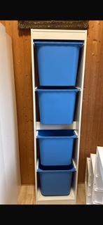 Nette ikea trofast 1.80 met bakken, Zo goed als nieuw, 3 of 4 laden, Minder dan 100 cm, 25 tot 50 cm