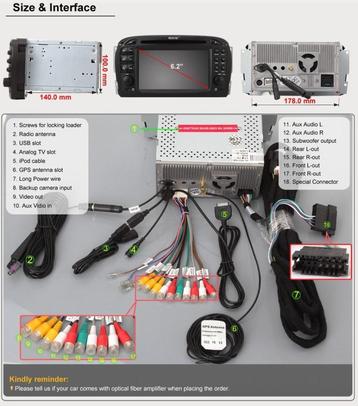 radio navigatie mercedes sl r230 android 13 carplay usb  beschikbaar voor biedingen