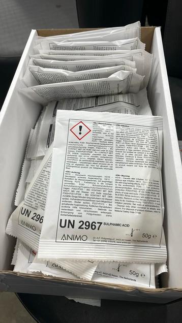 Animo ontkalkingsmiddel 10 x doos.  beschikbaar voor biedingen