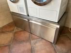 Juvama RVS verhoger met lades wasmachine/droger, Witgoed en Apparatuur, Ophalen, Zo goed als nieuw