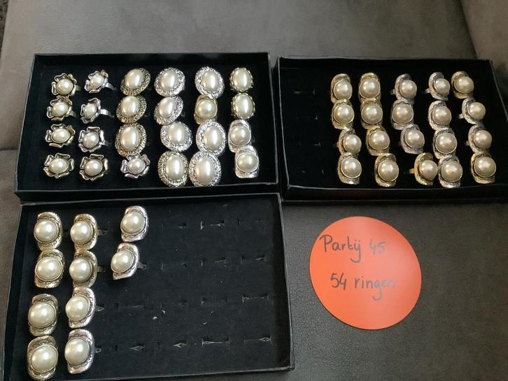 **** partij nieuwe  verstelbare ringen.  (Partij 45), Sieraden, Tassen en Uiterlijk, Ringen, Nieuw, Dame, Ophalen of Verzenden