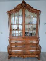 Antieke Hollandse Vitrinekast  (bolbuik), Ophalen