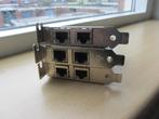 3x Intel Dual-Ports RJ-45 1Gbps 10Base-T/100Base-TX/1000Base, Computers en Software, Ophalen of Verzenden, Zo goed als nieuw, Intern