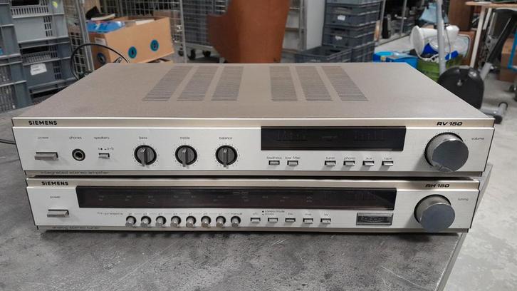 Siemens RV150 en RH150 vintage stereoset, Audio, Tv en Foto, Stereo-sets, Overige merken, Ophalen