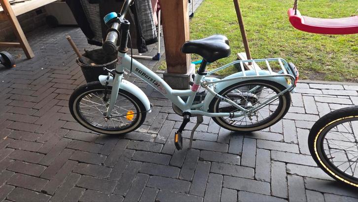 Leuke kinderfiets - Superstar, Fietsen en Brommers, Fietsen | Vouwfietsen, Gebruikt, Dames, Overige merken, 14 tot 16 inch, Totaal opvouwbaar