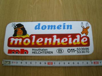 sticker België Houthalen Domein MOLENHEIDE   beschikbaar voor biedingen