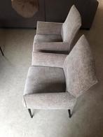 4 beige zgan comfortabele eetkamerstoelen, Huis en Inrichting, Stoelen, Ophalen, Overige kleuren, Zo goed als nieuw, Vier