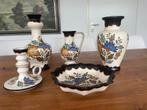 Gouda Plateel Flora Set - Vintage Jaren 60, Antiek en Kunst, Antiek | Keramiek en Aardewerk, Ophalen of Verzenden