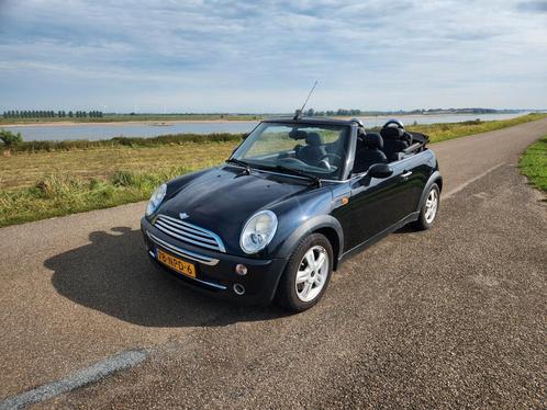 Mini 1.6 16V ONE Cabrio 2007 Zwart, Auto's, Mini, Particulier, Cabrio, Benzine, E, Cabriolet, Handgeschakeld, Geïmporteerd, Zwart