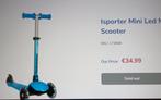 Step, Isporter mini met 3 oplichtende wielen scooter, Fietsen en Brommers, Ophalen of Verzenden, Zo goed als nieuw, Gewone step