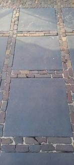 Terras tegels 60x60 Antraciet, Tuin en Terras, Ophalen, Gebruikt, 5 tot 10 m², Beton